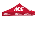 10' X 10' Ace Hardware Red Logo Ace for Business Tent Topper