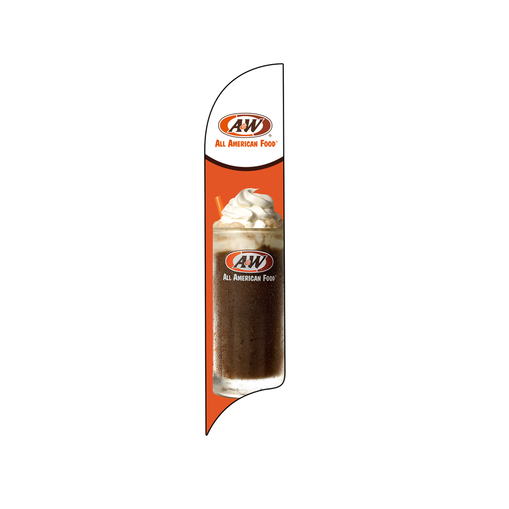 15' A&W Orange Root Beer Float AdverSail Flag